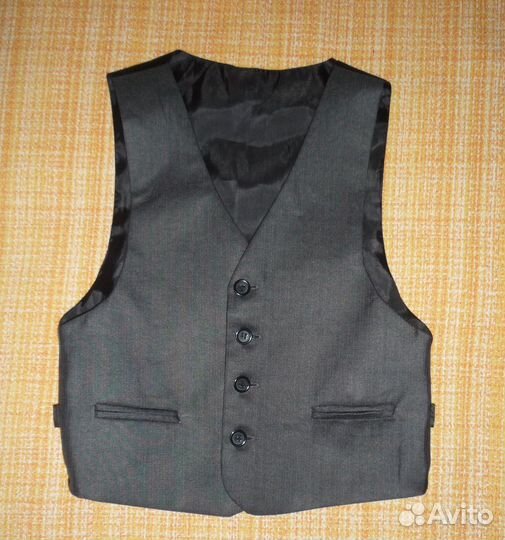 Пиджак и жилет рост 128-134