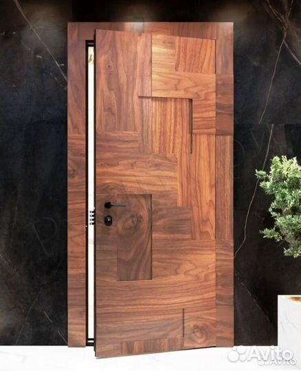 Трехконтурная металлическая дверь панель 3Д