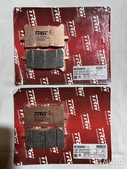 Тормозные колодки для мотоциклов TRW MCB888SV