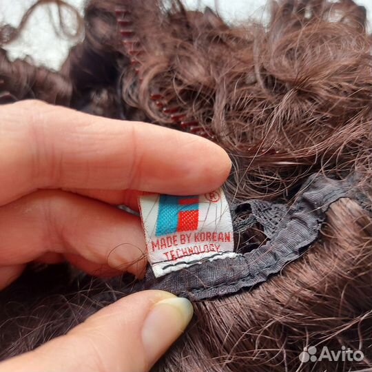 Хвост шиньон на крабе