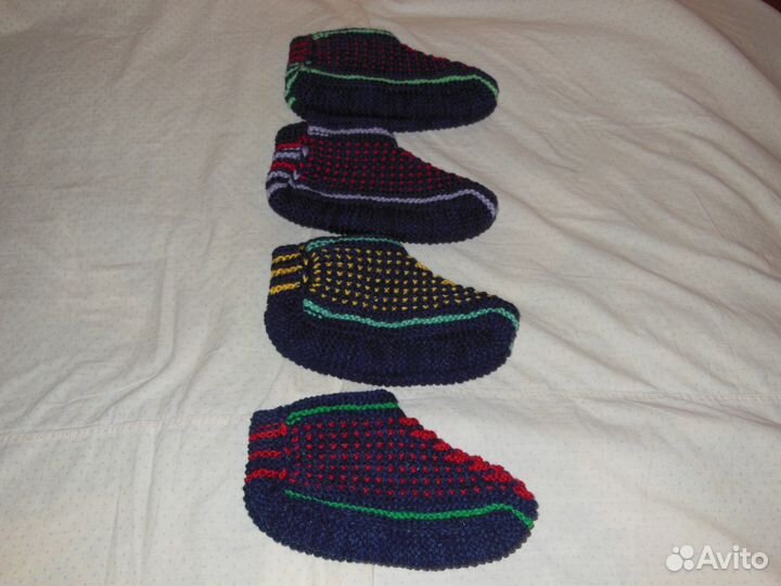 Варежки, вязаные носки, следки