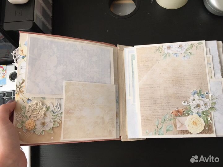 Фотоальбом, альбом ручной работы, скрапбукинг