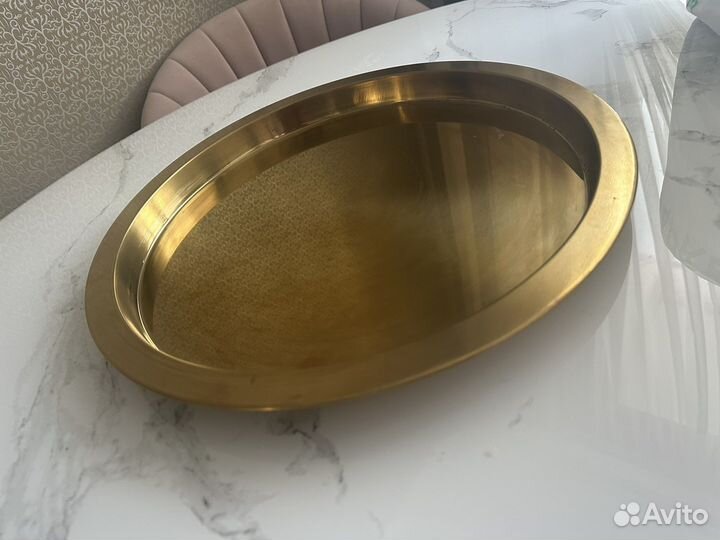 Поднос IKEA золотой