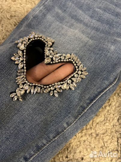 Велосипедки джинсовые