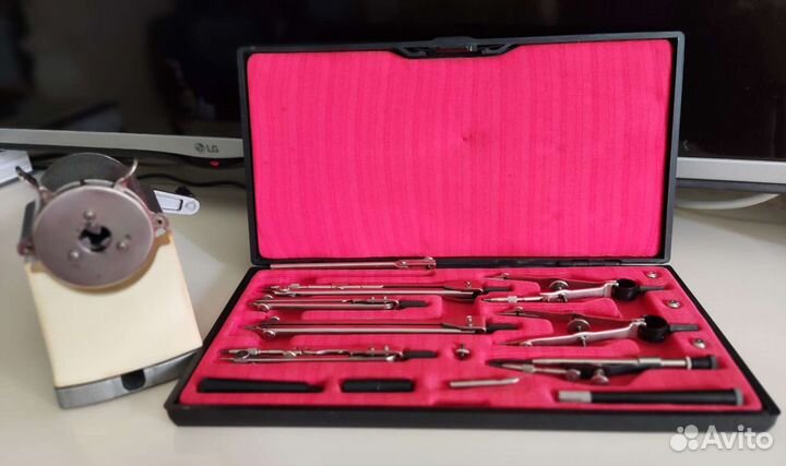 Готовальня нч-15-1-01, точилка СССР