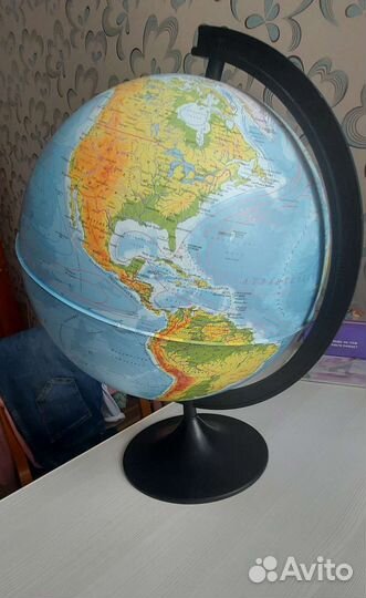 Глобус карта на подставке