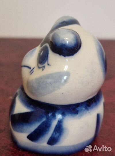 Фарфоровая статуэтка. сова гжель 54 см