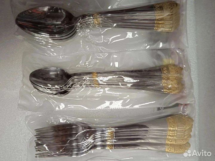 Столовый набор ложки и вилки новый