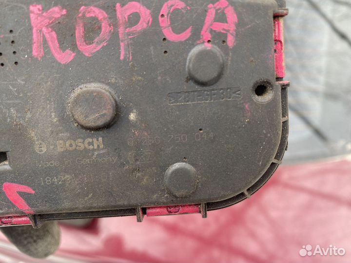 Дроссельная заслонка Opel Corsa C