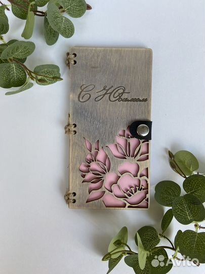 Деревянные конверты для денег