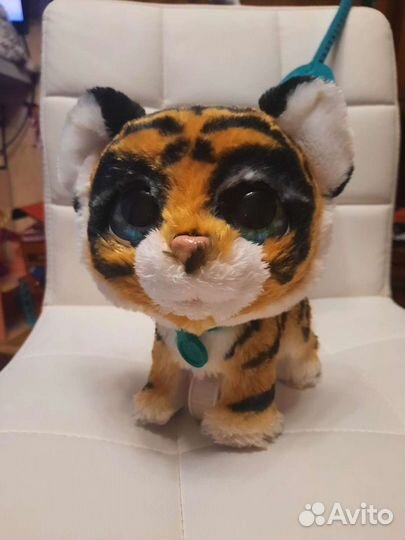 Детская игрушка,питомец тигрёнок на поводке