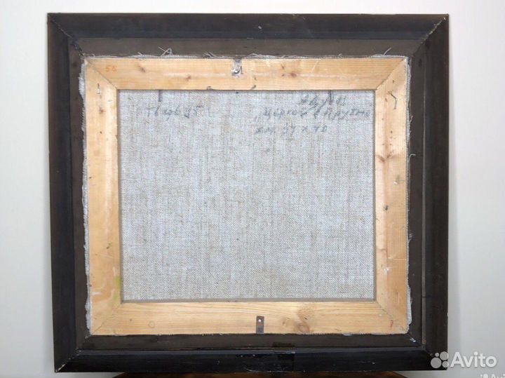 Картина А.Ф. Дубов «Церковь в Прутно» 1995 г