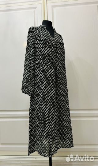 Длинное шифоновое платье 50-56