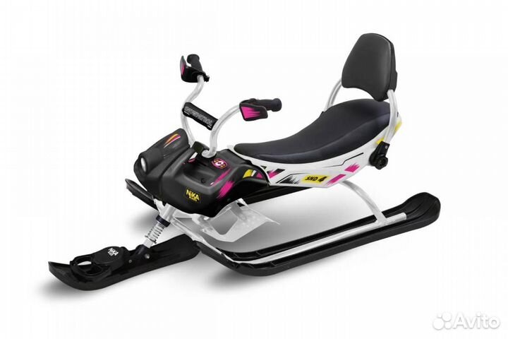 Снегокат Ника-snowpatrol 2 (Белый)
