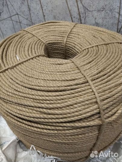 Канат джутовый 6 мм высший сорт