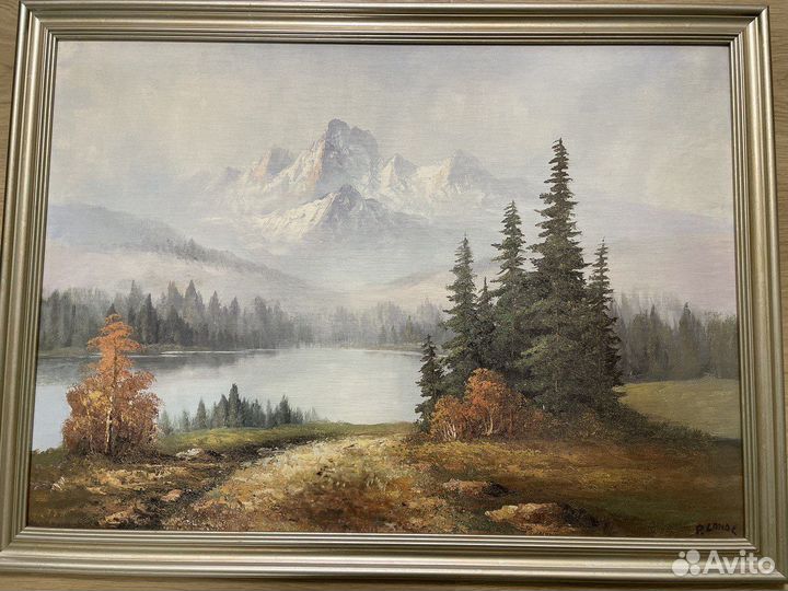 Картина маслом на холсте русский пейзаж