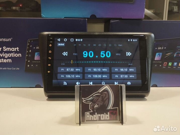 Магнитола skoda rapid 2014-2020г