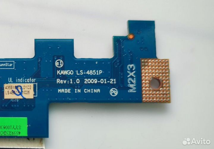 Плата включения для ноутбука Acer 5334, 5516