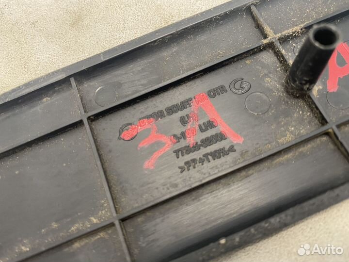 Накладка порога зл ssangyong actyon sports