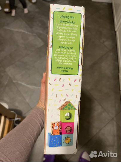 Развивающий деревянный конструктор ELC