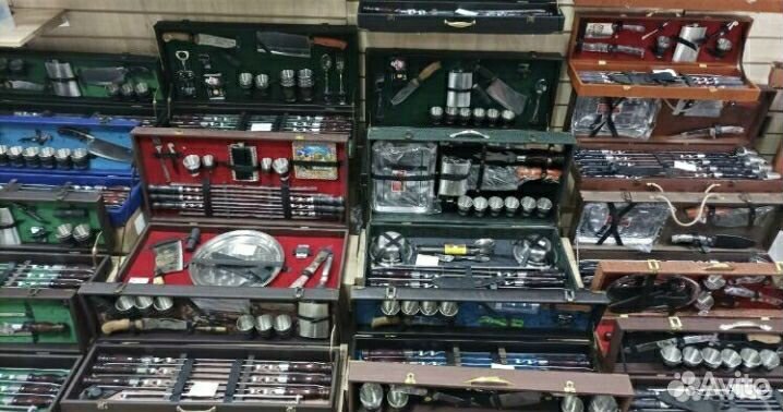 Шашлычный набор подарочный набор шампуров