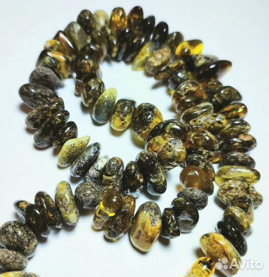 Бусы из натурального янтаря не пресс. Лечебные