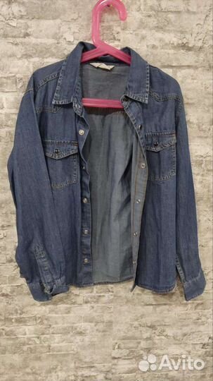 Рубашку для мальчика джинсовую