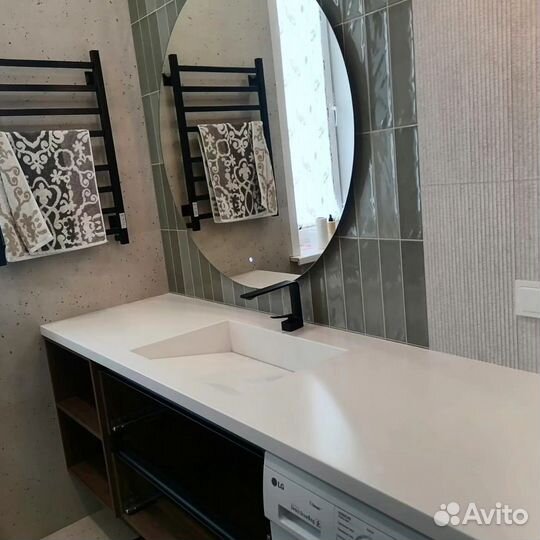 Столешница с раковиной для ванной