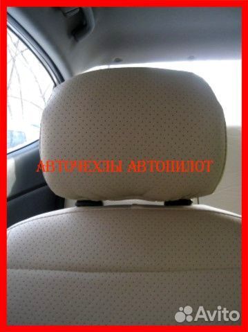 Чехлы Автопилот Kia Rio 3 Sd из экокожи бежевые