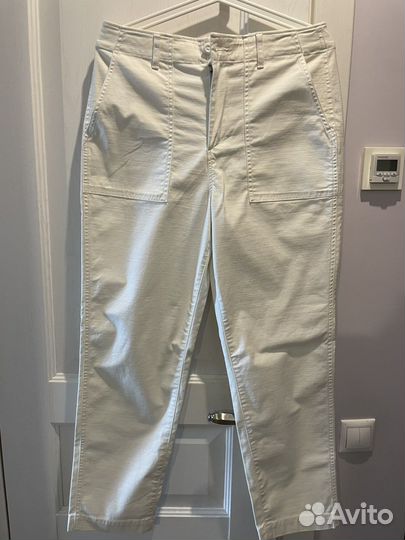 Женские брюки uniqlo m белые