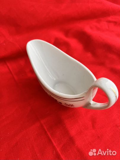 Соусник Дулево, фарфор, винтаж