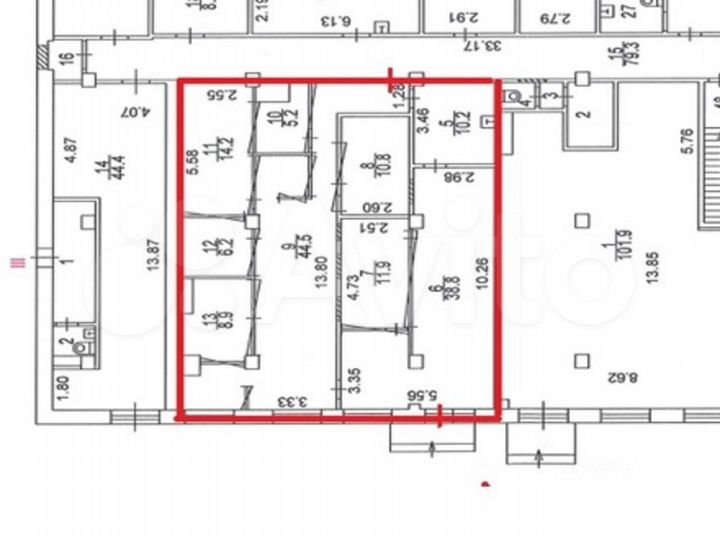 Сдам помещение свободного назначения, 150.5 м²