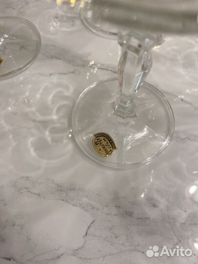 Фужеры СССР bohemia made in chehoslovakia