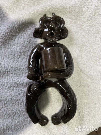 Чёрт глиняный,фигурка