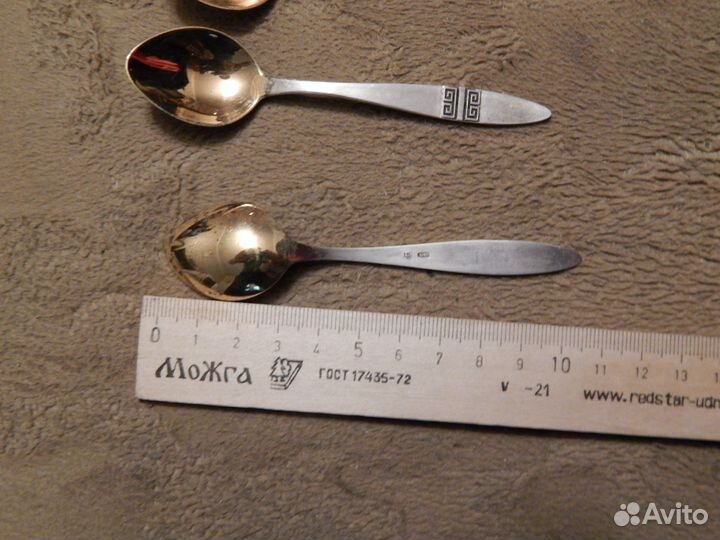 Набор серебряных кофейных ложек