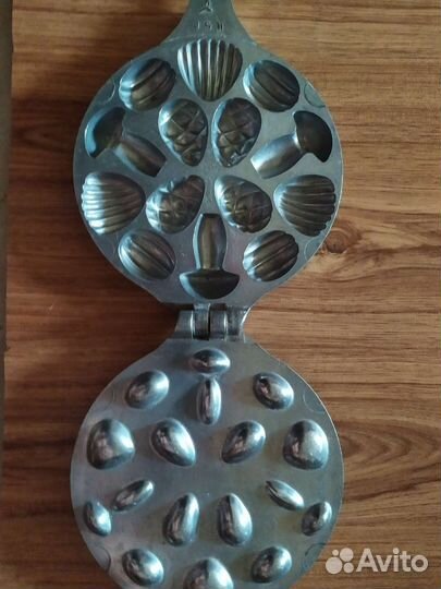 Форма для печенья орешки грибки шишки СССР