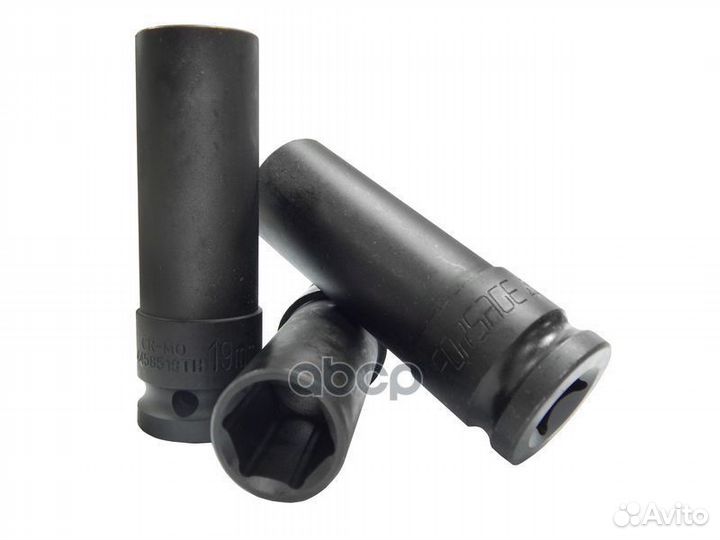 Головка ударная 19 мм, 6 гр, 1/2 inch, тонкосте