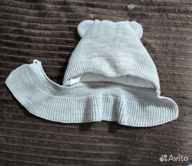 Шапка шлем 44 46 зимняя