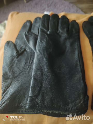 Перчатки женские кожаные новые