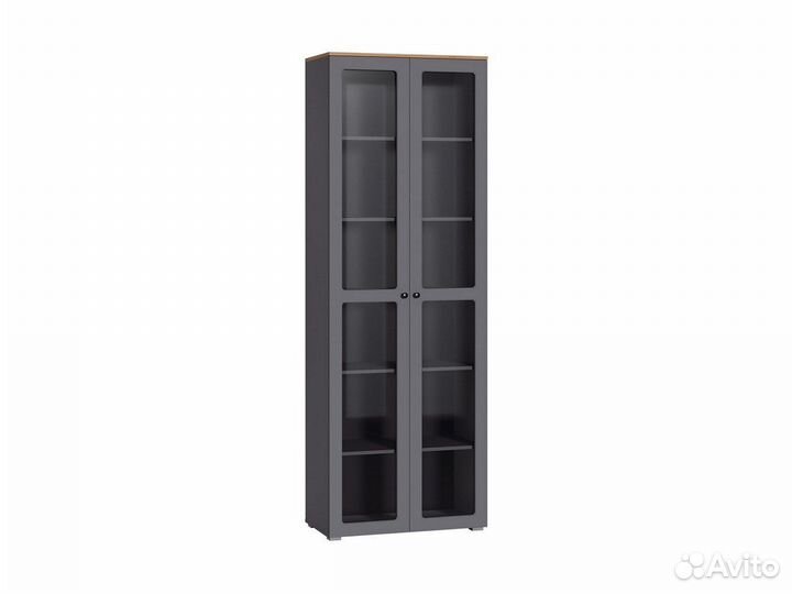 Модульная стенка «Остин» (серый графит /дуб вотан)