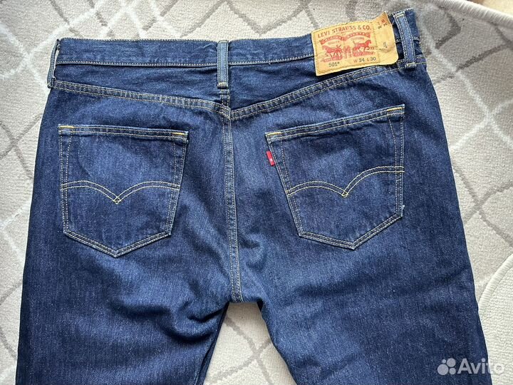 Джинсы мужские Levis 501 W34 L30 Оригинал