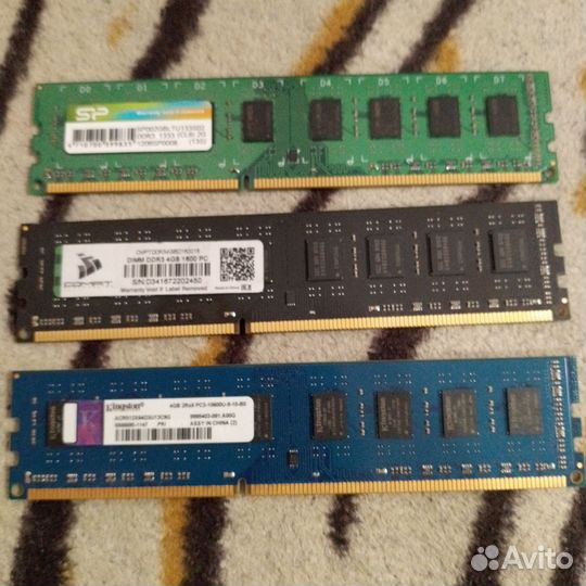Оперативная память ddr3 4 gb