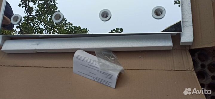 Зеркало, гримерное, настенное, 12 лампочек