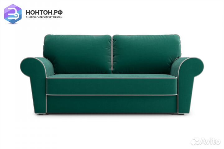 Диван еврокнижка Прованс изумрудный