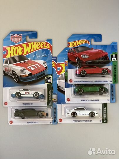 Hot Wheels Porsche Audi Tesla и др