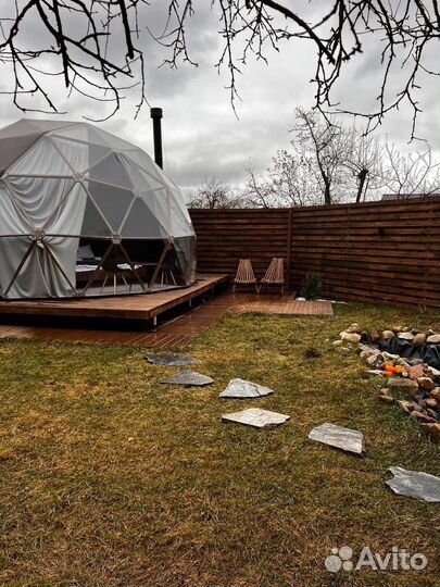 Глэмпинг геокупол сфера