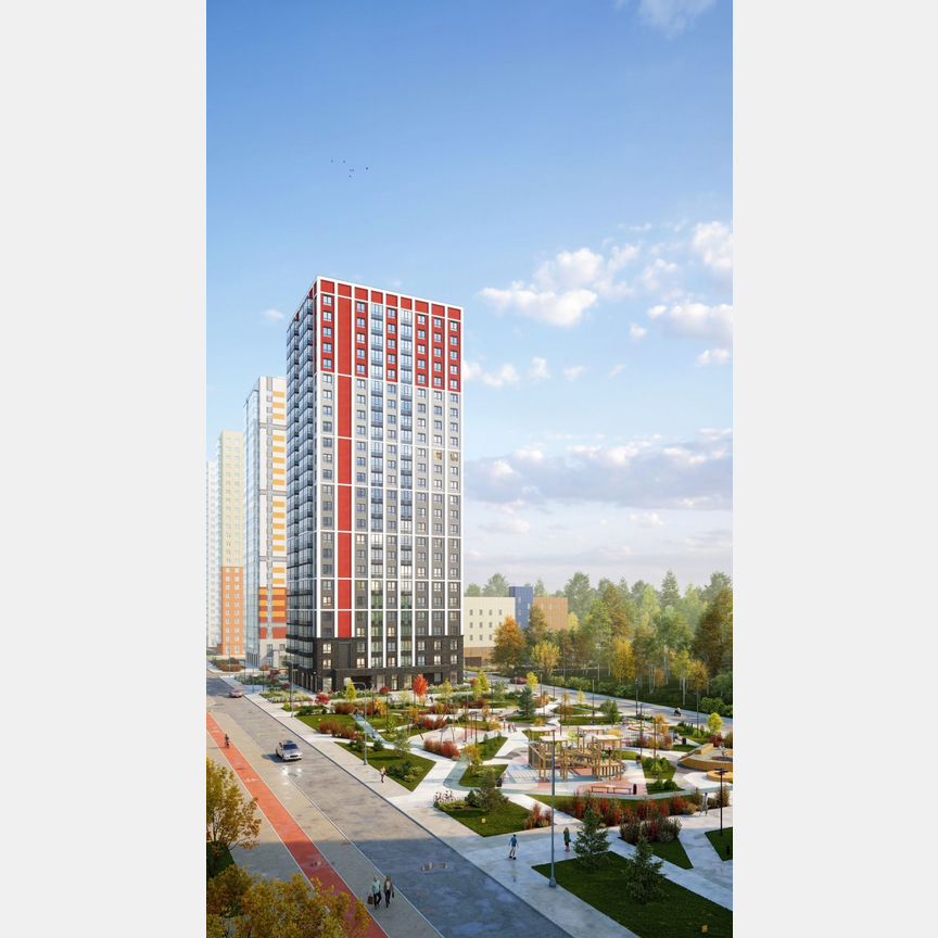 3-к. квартира, 65,2 м², 10/25 эт.