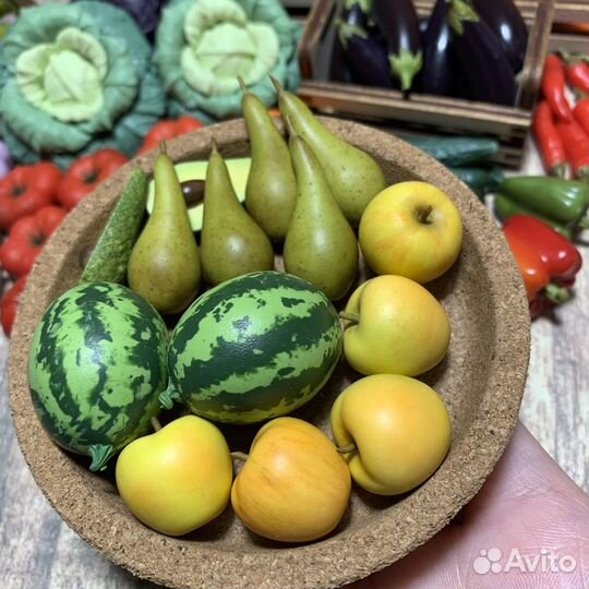 Развивающие игрушки ручной работы овощи