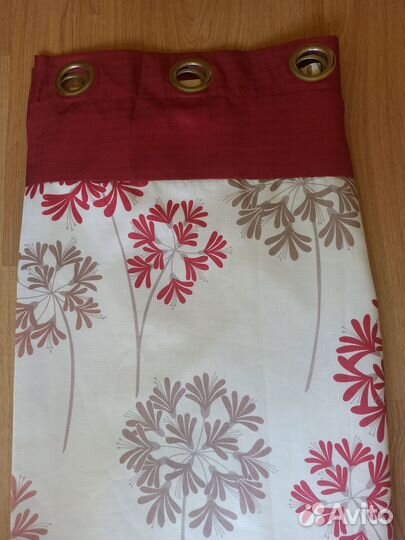 Штора на подкладе и 2 шторы IKEA