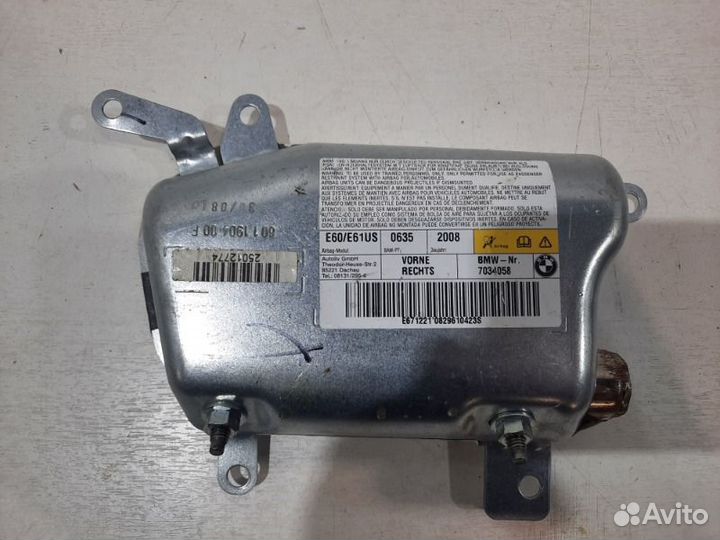 Подушка безопасности в дверь передняя правая Bmw